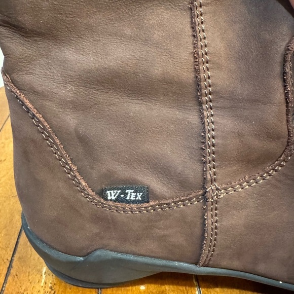 Wolky Sole Water‎ Resistant Brown Nubuck Leather zip Up Boots sz 42 US 11 - Picture 8 of 11